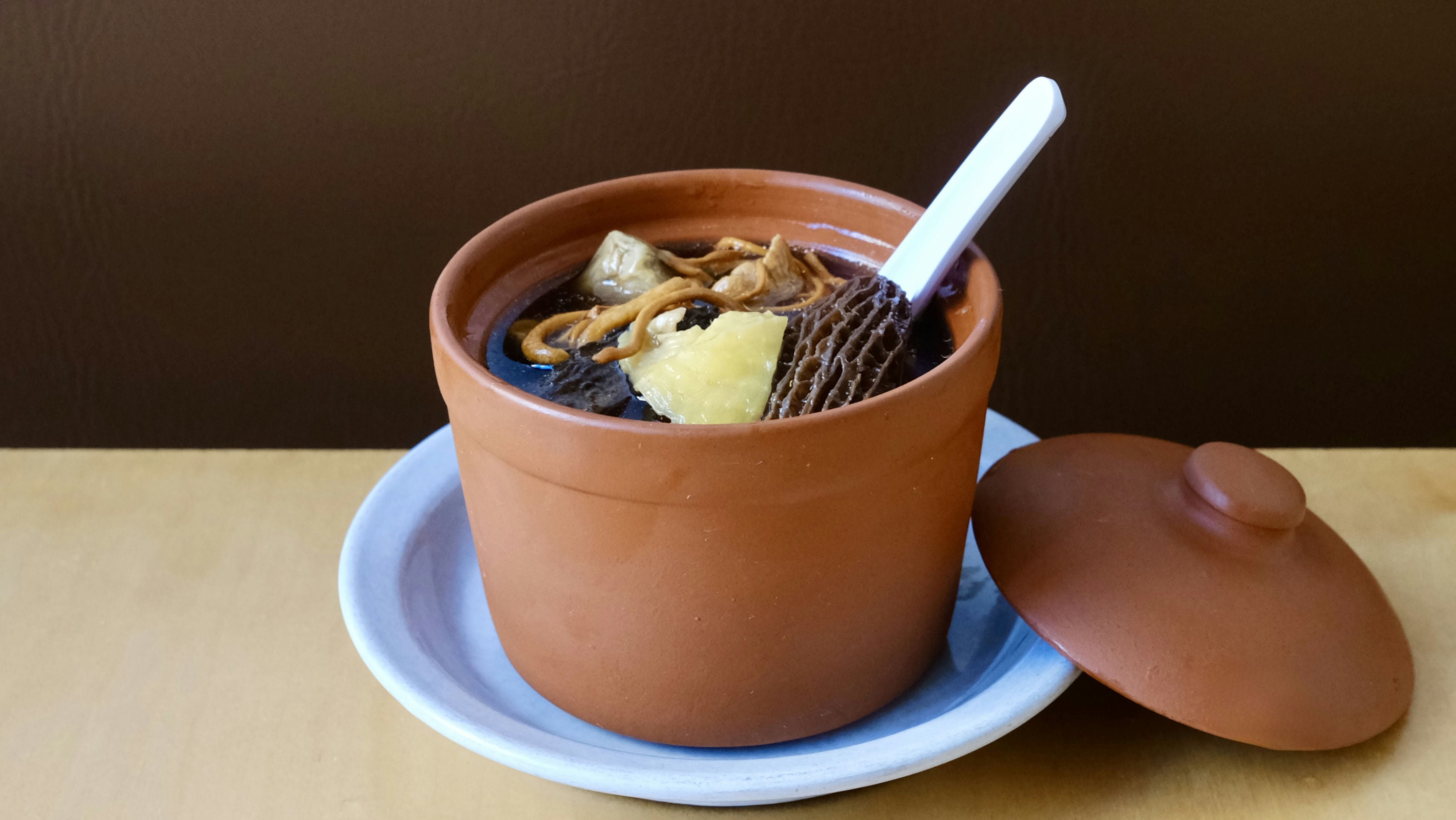 Chicken Soup with Morel Mushrooms