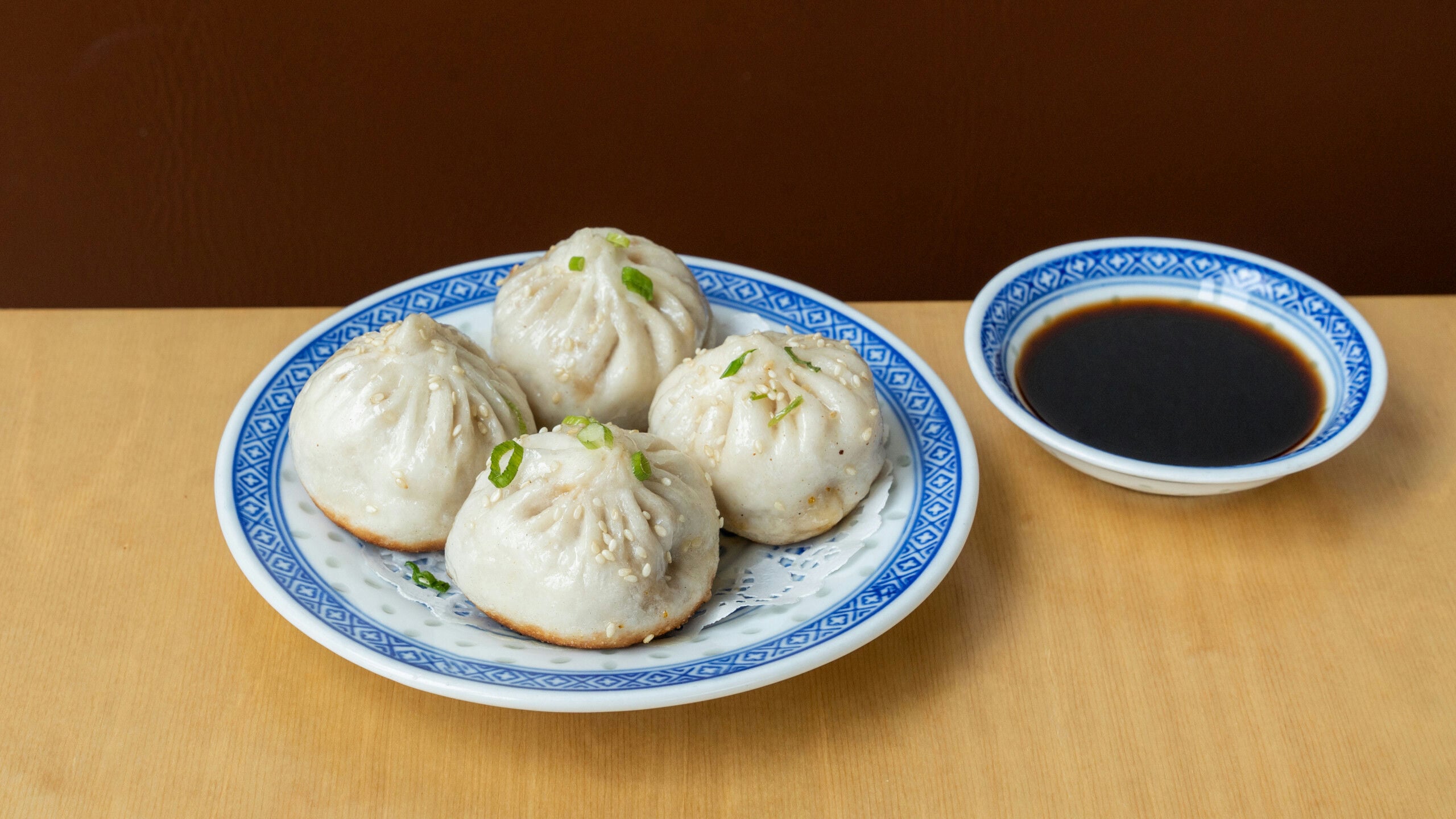 Pan Fried Pork Buns (4)