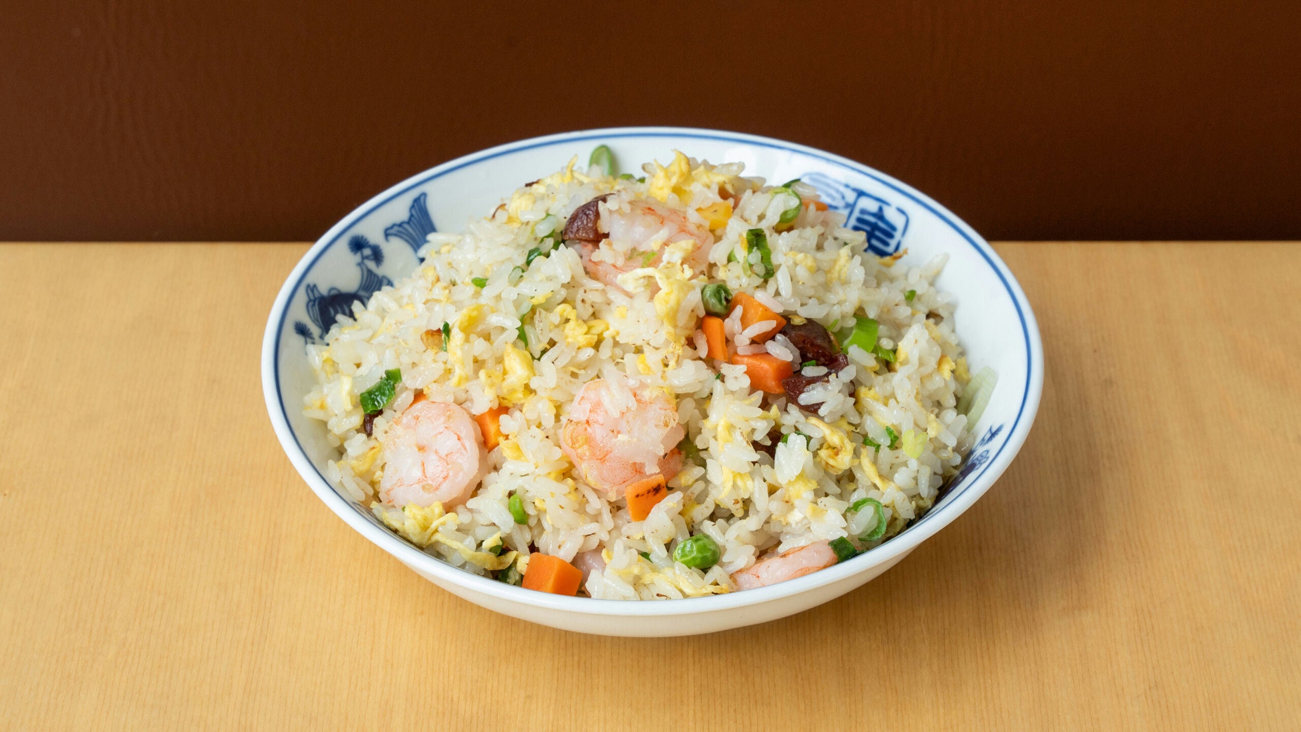 Shrimp Fried Rice with Chinese Sausage