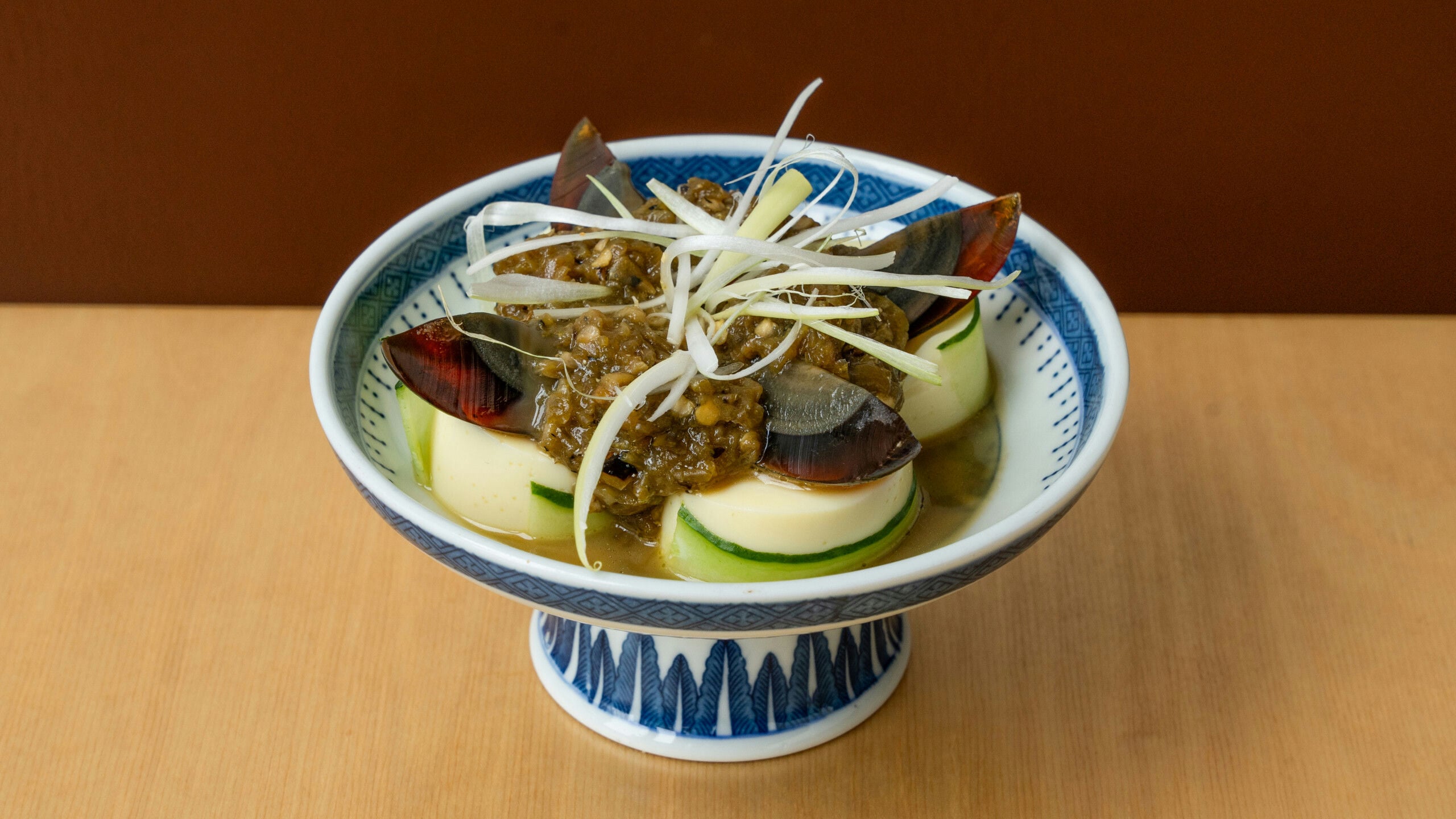 Thousand-Year Egg and Tofu Rolls